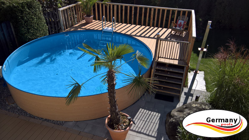 Aufstellpool ohne Betonarbeiten mit Profi-Poolwelt.de Aufstellpool